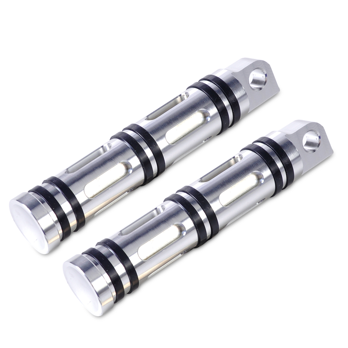 New 2x Edge Cut Front Rear Foot Pegs Footrests fit Harley Touring