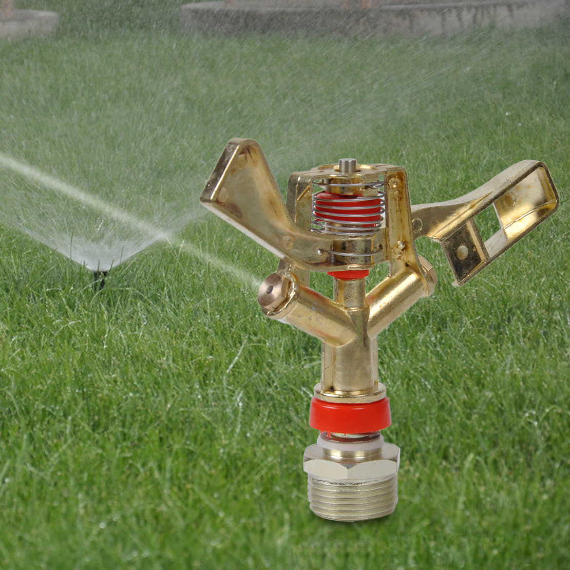 3/4" Kreisregner Rasenregner Bewässerungs Sprenger Water Impact Sprinkler Garden 