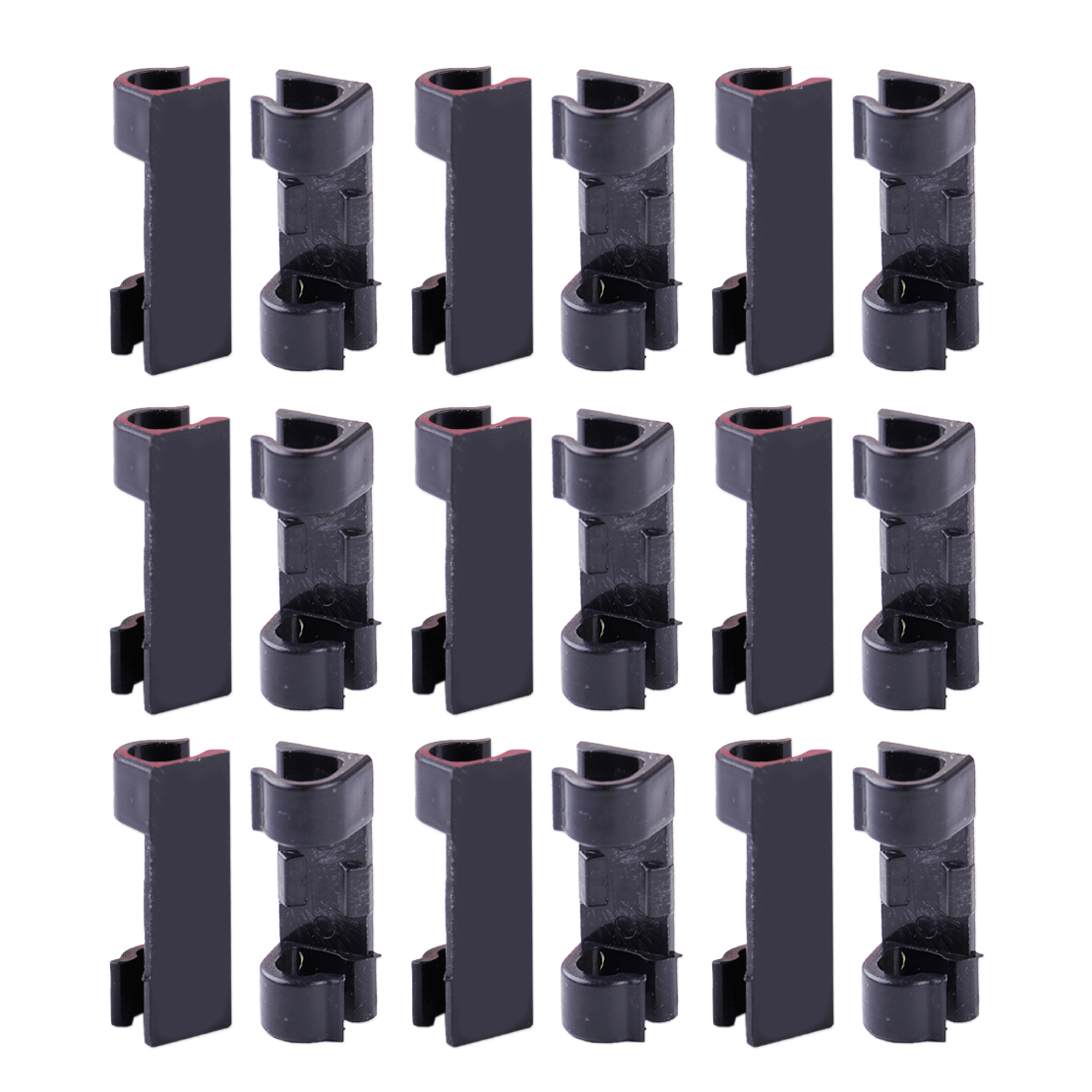 20x Self Adhesive Wire Cable Cord Clips Clamp Table Wall Tidy Organizer Holder - Picture 7 of 7
