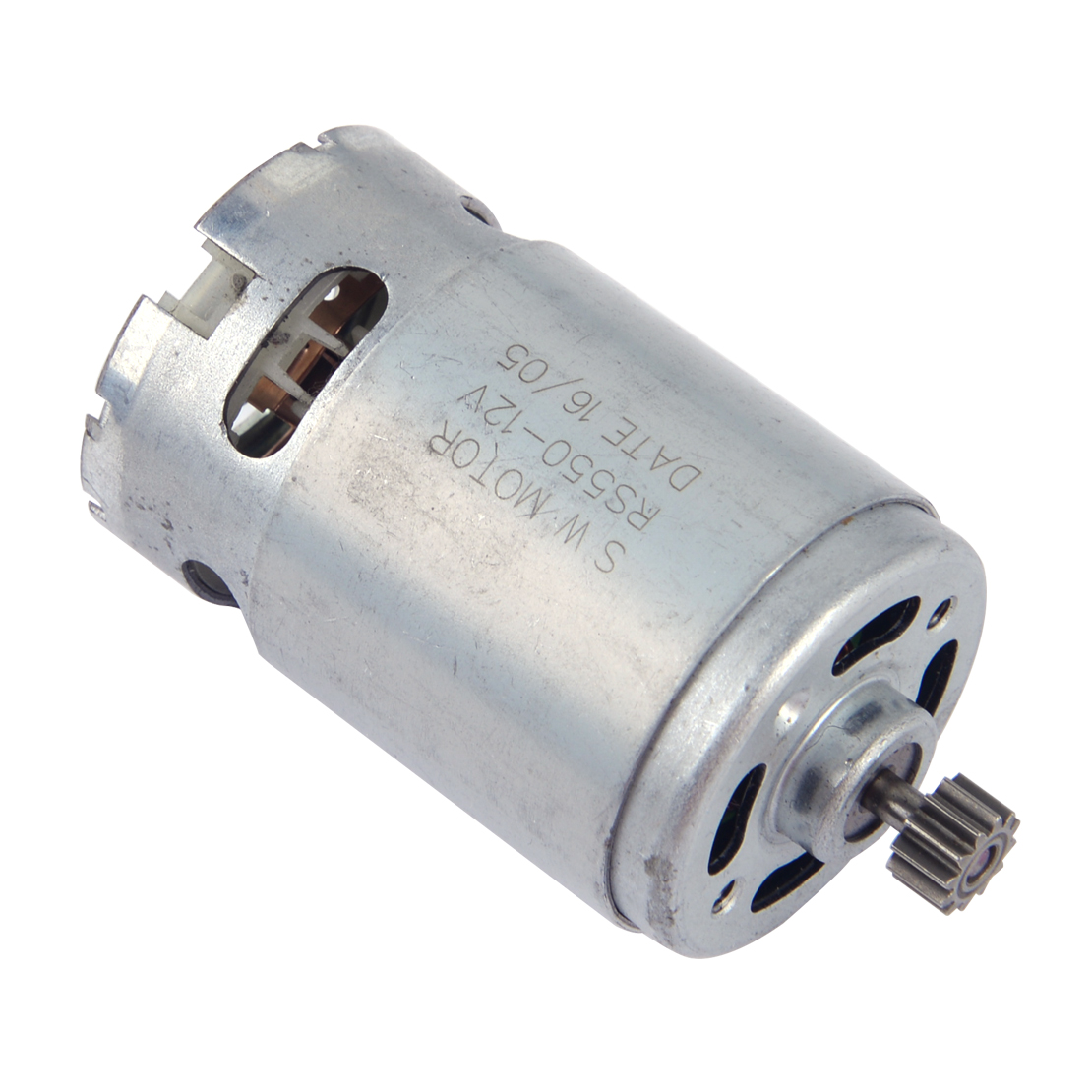 RS550 Motor 12 Teeth Gear 7.2V 12V 14.4V 18V For Cordless Drill 3mm Shaft Dia. 