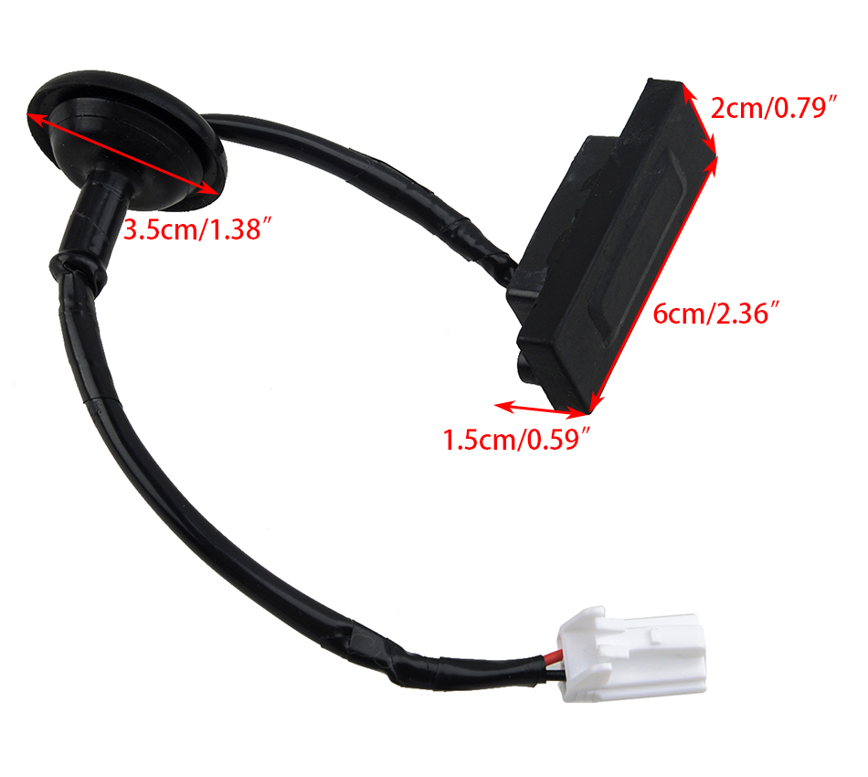 Rear Trunk Lid Lock Release Handle Button Fit for Hyundai Santa Fe 2010