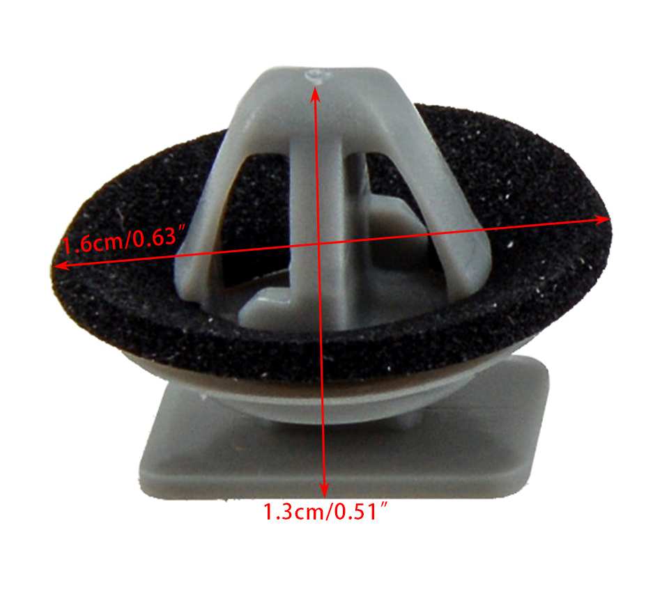 20 Pcs Gray Nylon Door Molding Clips For Mazda CX-5 2013-2016 - KD5351SJ3A Replacement Retainers