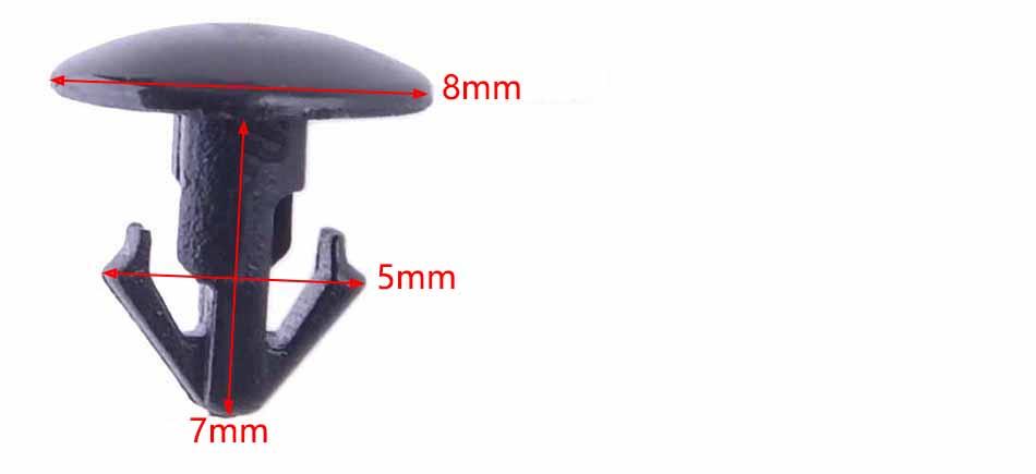 10pcs Weatherstrip Clip Rear Door Weather Strip Retainer Fastener