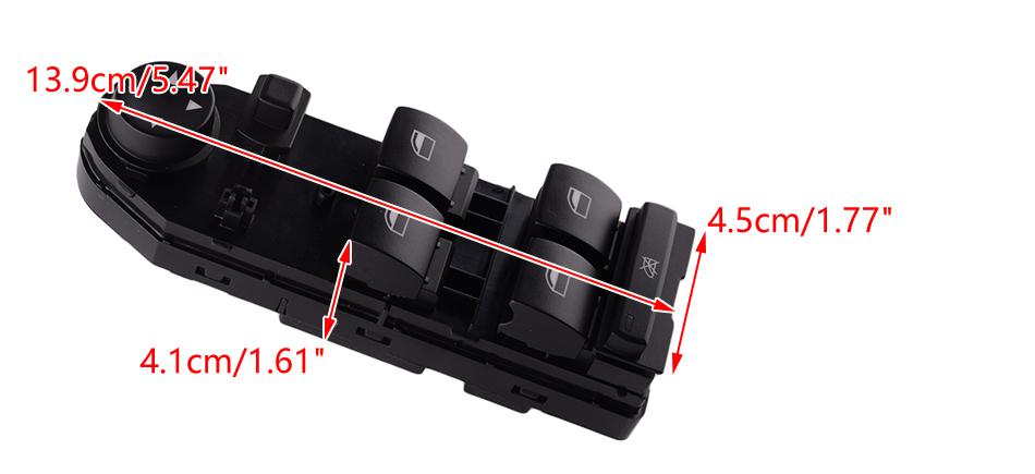 thumbnail image 2 of Vinciann Beige/Black Passenger Window Regulator Switch For BMW X3 E83 2004-11 2 of 3