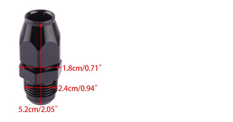 1Pcs AN8 8AN to 1/2