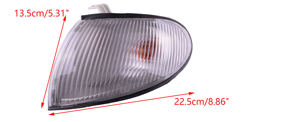 2X Turn Signal Lights For Hyundai Accent 1998-1999 - White Corner Indicator Lamps