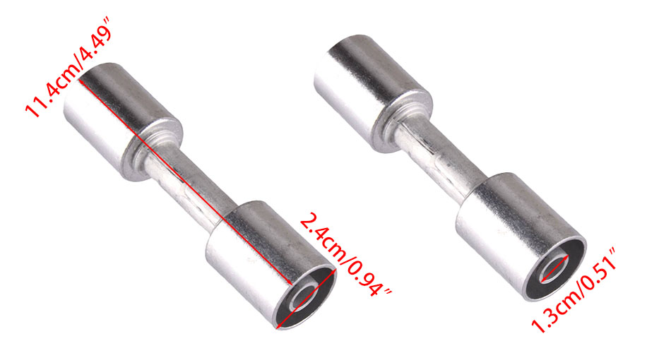 NEW Beadlock #10 AC Hose Fitting Splicer With R134A Low Side Service Port – 6033