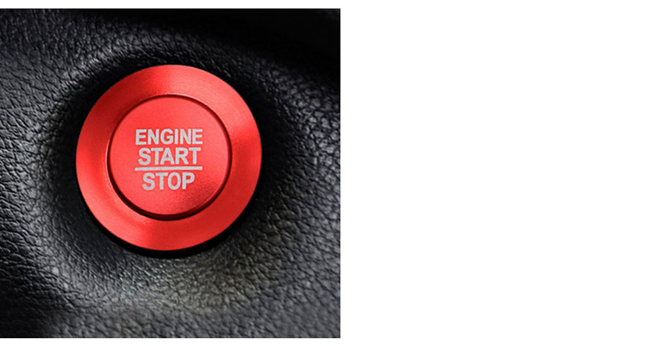 SRT Style Red Engine Push Start Button Replacement For Dodge Charger/Challenger (2015-2025) – IJDMTOY