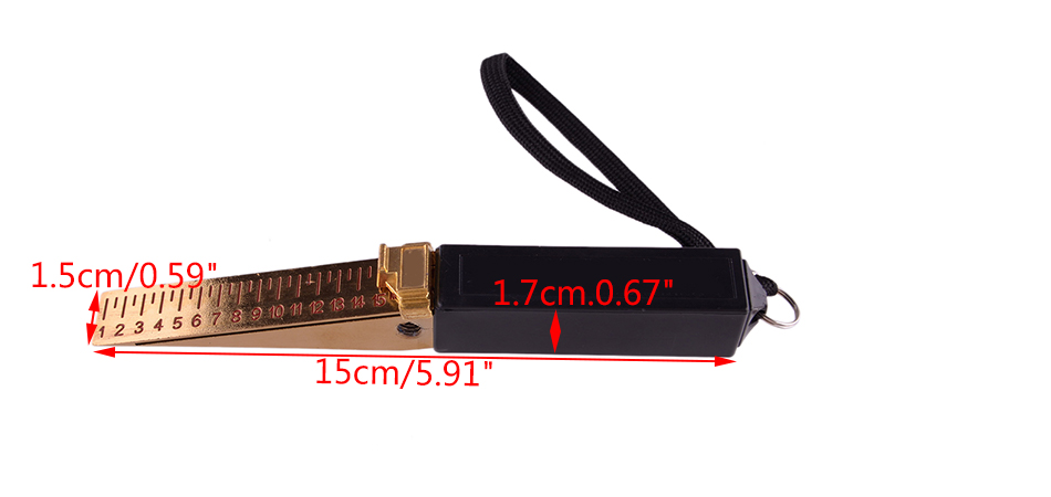 Fire Door Gap Gauge Gap Wedge Tapered Gap Measuring Tool - Fire Door Tester With 0.5mm/0.2mm Accuracy (Vernier Feeler Gauge) Door Gap Fire Door Gap Checker