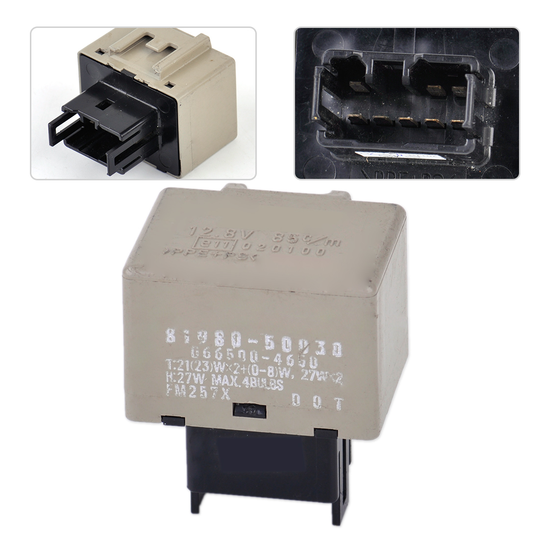Kit 8 Pin 81980-50030 Fit For Toyota LED Flasher Relay Adjustable Turn