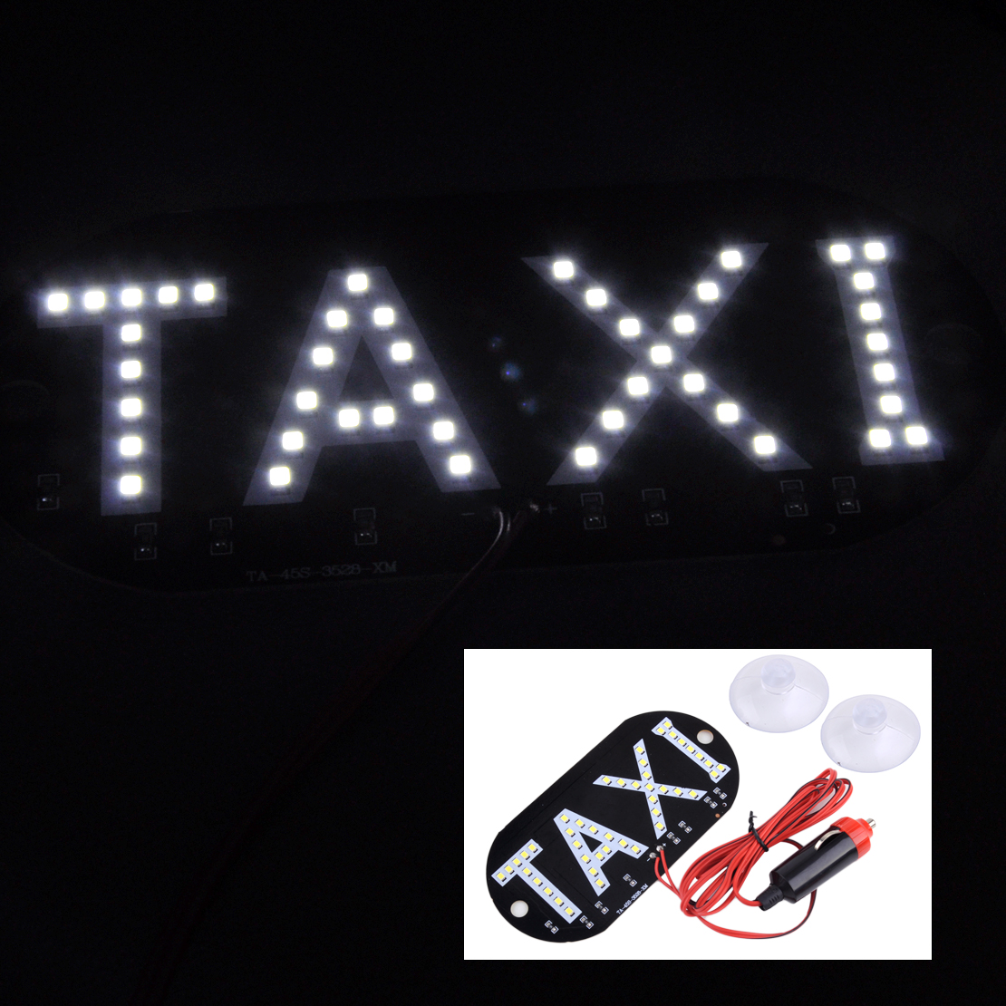 Led Auto 12v Taxi Car Vehicle Interior Windscreen Led Light