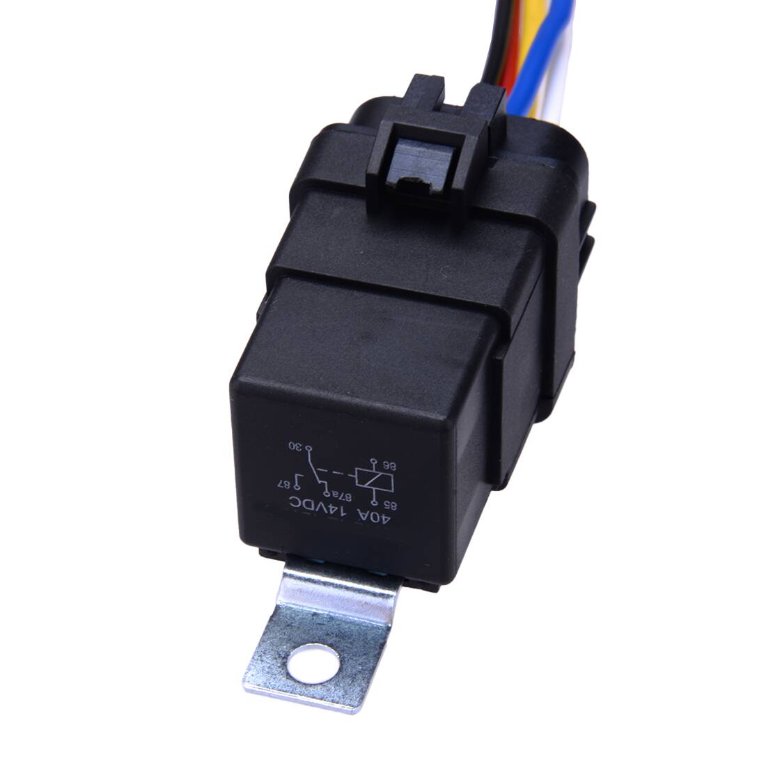 bbst  1Pcs Car 12V 40A 5Pin Relay Switch Harness Socket Waterproof