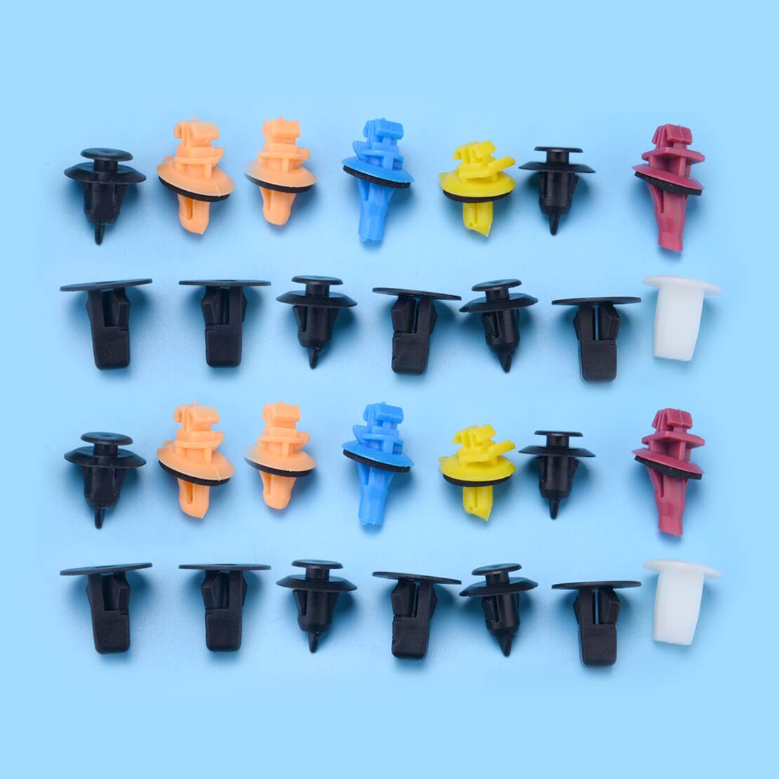 2sets Front Rear Door Wheel Sealing Buckle Nut Clip Fit For Toyota