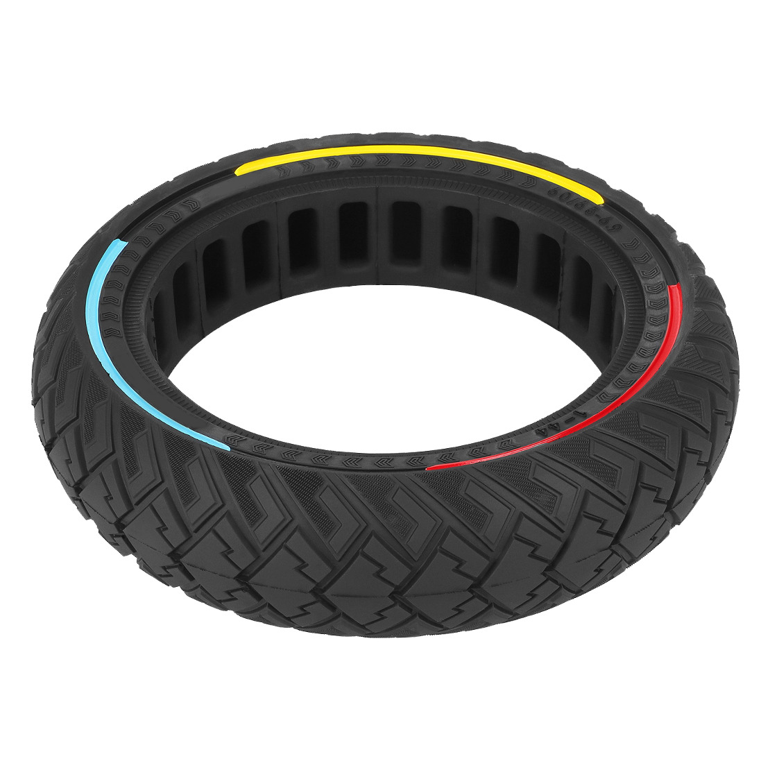 Pneu Tout Terrain 60/65-6.9 Pneu Plein Scooter TREFAN - 60/65-6,9 Antidérapant, Compatible Ninebot G2/G65 Pneu Anti-crevaison Ninebot