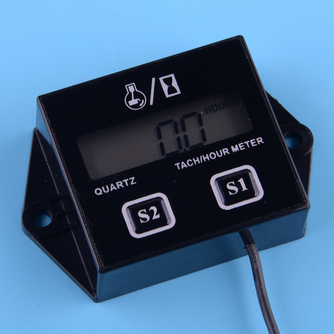 Inductive Hour Meter Waterproof Digital Timer High Performance Battery Engine Hour Meter For Outdoor Vehicles Motorcycles Karting