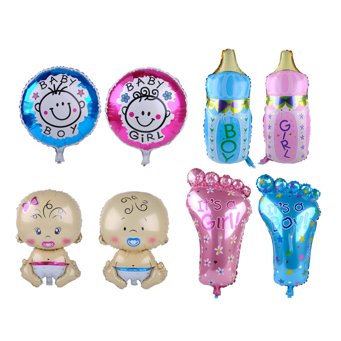 Baby Helium Foil Balloons Fit for Birthday Party Shower Christening
