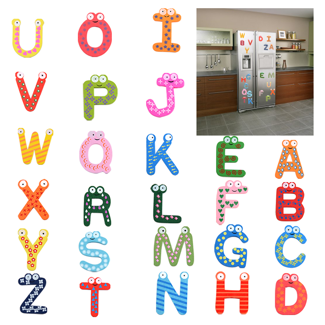 childrens learning fridge magnets