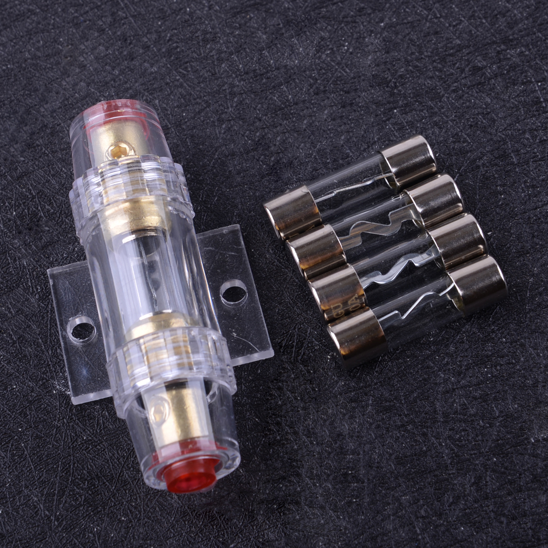 Artgear 2 Input 6 Output Car Standard Blade Fuse Holder Apply To 1 40 Amp Atc Ato 6 Way Fuse Box With Wire For Car Boat Marine Trike Block With 10