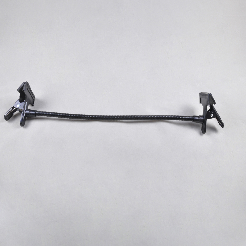 Photo light stand clamp with flex arm Beak clip &Vigorously clip 